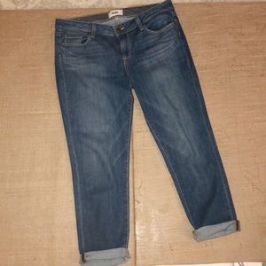 Paige Denim Jimmy Jimmy Crop Frances Size 29